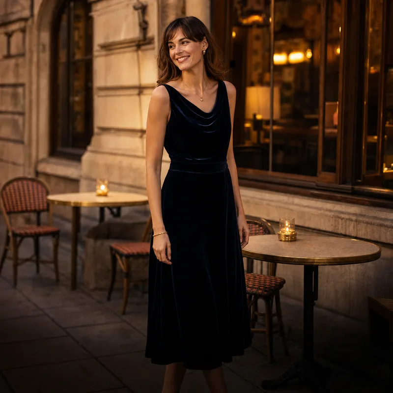 A warmly lit Vienna café.